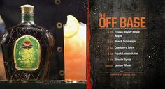 an advertisement for the off base cocktail