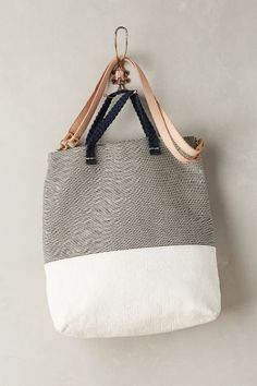 Clare V Mathilde Stripe Convertible Tote - anthropologie.com #anthrofave Suede Backpack, Clare Vivier, Reversible Bag, Clare V, Diy Tote Bag, Unique Bags, Sewing Inspiration, Handbag Accessories, Purse Wallet