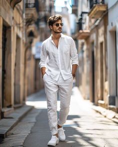 15+ Mens All White Outfit Ideas to Shine in Monochromatic Splendor • 333+ Art Images White Out Men’s Outfit, All White Party Men Outfit, Men’s Outfit All White, White Outfits Men Casual, All White Outfit Men Formal, All White Outfit Men Casual, Full White Outfit Men, Mens All White Outfit, White Party Outfit Men