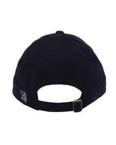 Relaxed Corduroy Cap - NAVY - ADJUSTABLE | The Game Relaxed Corduroy Cap in Navy Blue Size Adjustable | polyester/nylon Navy Dad Hat With Embroidered Logo, Navy Six-panel Baseball Cap With Logo Patch, Casual Navy Baseball Cap With Logo Patch, Navy Dad Hat With Curved Bill For Outdoor, Navy Baseball Cap With Logo Patch And Curved Bill, Navy Baseball Cap With Logo Patch, Navy Cotton Dad Hat For Sports, Navy Dad Cap For Outdoor, Navy Curved Bill Hat With Logo Patch