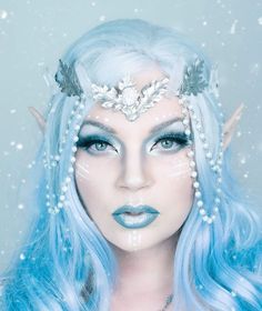 Diy Elf Costume, Creepy Costume, Ice Fairy, Fairy Costume Diy, Spirit Costume