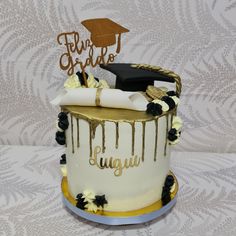 birrete graduación /grado para hombre drip dorado Meme Cake, Birthday Cake, Party Decorations, Prom, Baby Shower, Cake, Birthday