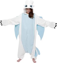 Dragon Halloween Costume, Dragon Light, Dragon Halloween, Cute Onesies, Light Fury, Dragon Costume