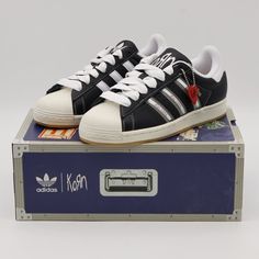 #ad Premium IH1313 Korn adidas Originals Superstar Black White (Men's), Fashion Shoes Korn Adidas, Adidas Originals Superstar, South Korea, Taiwan, Adidas Originals, Philippines, Hong Kong, Singapore, Fashion Shoes