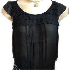 Dark Blue Hollister Sleeveless Top 100% Polyester Never Worn/Great Condition Casual Tank Top With Lace Detail, Summer Layering Sleeveless Blouse, Casual Sleeveless Blouse For Layering, Sleeveless Blouse Tops For Summer Layering, Summer Lace Top Blouse For Layering, Casual Sleeveless Blouse For Night Out, Casual Tank Blouse For Night Out, Sleeveless Blouse For Summer Layering, Sleeveless Lace Top Blouse For Night Out