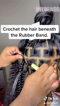 9,905 Likes, 106 Comments - VoiceOfHair ®️ (@voiceofhair) on Instagram: "Easy Passion Twist Tutorial 🔥 Loving the way @flbraids shows how to install this neat and pre..." Rubberband Method Crochet Twists, Easy Twist Hairstyles Simple, Twist With Weave Protective Styles, How To Crochet Twist Braids, Hair To Use For Passion Twist, How Do You Do Passion Twist, Passion Twist Crochet Tutorial, Rubberband Method Passion Twist, Easy Crochet Braids Hairstyles