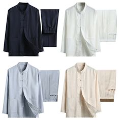 Item Description  Material: Linen  Type: Men Chinese Style Tang Suit  Sleeve Length: Long Sleeve  Cleaning: Hand washed or dry clean is recommended. It is made of cotton and linen, the washing machine will do great harm to the shirt.  Occasion: Is great for Morning Exercise,Tai Chi, Kung Fu, Martial Art, Shaolin, Wing Chun, Stage Performance and so on.  Note:  ※※1. Before order, please follow the size chart that we provide (We provide the image size table), Don't read Amazon Size Chart.  ※※2. Th Morning Exercise, Chi Kung, Tang Suit, Clueless Outfits, Martial Art, Wing Chun, Stage Performance, Chinese Traditional, Tai Chi