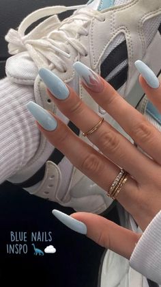 Flame Nails, Blue Acrylic Nails, Ombre Acrylic Nails, Aesthetic Nails, Edgy Nails, Simple Acrylic Nails, Glow Nails, Classy Acrylic Nails, Cute Gel Nails