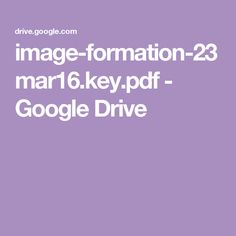 the text image - formation - 23 mar16 key pdd google drive on a purple background