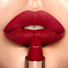 True ruby red matte lipstick Red Matte Lipstick, Opera Theatre, Red Lipstick Shades, Revolution Lipstick, Charlotte Tilbury Lipstick, Red Lipstick Matte, Charlotte Tilbury Matte Revolution, Coffee Book, Best Red Lipstick