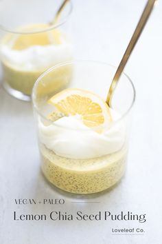 Lemon Chia Seed Pudding, Healthy Fiber, Healthy Food Facts, Chia Seed Pudding