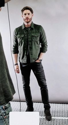 Jensen Ackles Fashion, Dean Winchester Fashion, Jensen Ackles Outfits, Dean Winchester Aesthetic Clothes, Jensen Ackles Style, Dean Winchester Style, Cowboy Men Outfit, Dean Winchester Outfit, Mens Spring Fashion Outfits