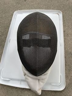 Epee Or Foil Fencing Mask Used—size Medium  | eBay Painted Fencing Mask, Six-panel Mesh Sports Hat, Fencing Mask, Horse Fly Masks, Spooky Decor, Fence, Foil, Mask, Im Not Perfect