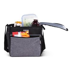 Igloo 9 Can Balance Mini City Cooler Lunch Tote- Gray/Black, Black Gray Functional Portable Lunch Bag, Portable Functional Lunch Bag, Portable Black Lunch Bag For Outdoor Activities, Large Capacity Black Lunch Bag For Outdoor Activities, Functional Black Lunch Bag For Outdoor Activities, Practical Black Lunch Bag For Outdoor Activities, Practical Outdoor Lunch Bag With Zipper, Practical Outdoor Lunch Bag With Zipper Closure, Practical Portable Black Lunch Bag