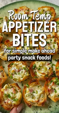 Room Temp Appetizers For Simple Make Ahead Party Snacks Easy Finger Snacks For Party, Anniversary Appetizer Ideas, Food Ideas To Feed A Crowd, Jewish Appetizers Easy, Take Along Appetizers, Snacks For Bingo Night, Easy Appetizers For New Years Eve Party, Chicken Nugget Appetizer Ideas, Bonfire Appetizers Ideas