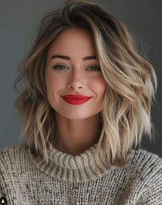 Fall 2024 Haircut Trends, Fall 2024 Blonde Hair Trends, Medium Shag Hairstyles, Shag Hairstyles, Hair Makeover, Penteado Cabelo Curto, Hair Fall, Medium Hair Cuts, Hair Today