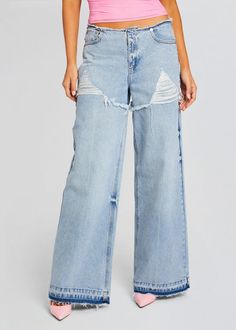 Brair Jean – Retrofete Medium Wash Ripped Cutoff Flare Jeans, Ripped Cutoff Flare Jeans In Medium Wash, Distressed High Waist Rigid Denim Jeans, Chic Distressed Mid-rise Flare Jeans, Chic Mid-rise Distressed Flare Jeans, Ripped Cutoff Medium Wash Flare Jeans, Mid-rise Distressed Cropped Jeans In Rigid Denim, Distressed Mid-rise Cropped Jeans In Rigid Denim, High Rise Distressed Cotton Jeans