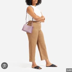 Everlane The Lunchbox Bag In Lilac Nwot Perfect Bag For Summer And A Timeless Piece Everlane Bag, Lunchbox Bag, The Lunchbox, Weekender Bags, Micro Bag, Lunch Box Bag, Window Shopping, Lilac Color, Bags Travel