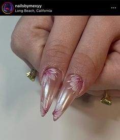 Retro Nails, New Nail Designs, Work Nails, Cute Acrylic Nail Designs, Almond Acrylic Nails, Soft Nails, Nails Only, Glam Nails, Nails Desing