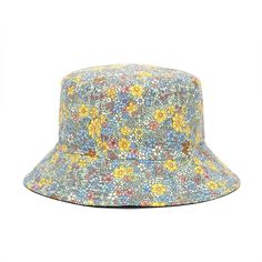 Floral Print Bucket Hat - Сottagecore-clothes Floral Bucket Hat, Kids Bucket Hat, Bucket Hat Women, Fisherman's Hat, Hat Stores, Hat Fits, Festival Hat, Family Friend, Fisherman Hat