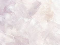 an abstract painting with white and pink colors