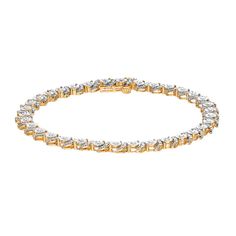 Complement your elegant style with this Diamond Brilliance 1 Carat T.W. Diamond fashion bracelet. Click on this JEWELRY & WATCHES GUIDE to learn about fit, styles, materials and more! Complement your elegant style with this Diamond Brilliance 1 Carat T.W. Diamond fashion bracelet. Click on this JEWELRY & WATCHES GUIDE to learn about fit, styles, materials and more! FEATURES Length: 7 in. Clasp: safety clasp Metal: sterling silver Plating: rhodium, 14k gold flash, 14k rose gold flash Finish: poli Elegant Diamond White Gold Bracelet With 17 Jewels, Diamond White Brilliant Cut Gold Bracelet For Anniversary, Brilliant Cut Diamond White Gold Bracelet For Anniversary, Diamond White Gold Bracelet With Brilliant Cut For Anniversary, Elegant White Tennis Bracelet With Diamond Accents, Classic White Cubic Zirconia Diamond Bracelet, Timeless White Cubic Zirconia Bracelets, Elegant White Tennis Bracelet With Prong Setting, Elegant White Tennis Bracelet With Round Cut