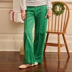 Get ready to strut in style with the Darbie Wide Leg Pant in Green. These womens pants are as comfortable as they are trendy, with a wide leg design that allows for easy movement. Perfect for any occasion, these pants are a must-have for your wardrobe.Michaela is wearing an XS*Sale prices not valid on previous purchases. Happy Shopping! Green Wide Leg Pants For Fall, Loosely Fitted Green Wide Leg Pants For Fall, Green Wide Leg Pants With Elastic Waistband, Green Wide-leg Loungewear Pants, Trendy Green Relaxed Fit Wide Leg Pants, Trendy Green Wide Leg Pants With Relaxed Fit, Green Wide Leg Pants For Loungewear In Fall, Green Wide Leg Pants For Fall Loungewear, Green Pull-on Pants For Loungewear