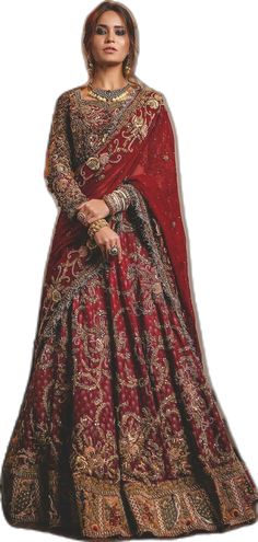 Ghaghra Choli, Choli Designs, Bridal Dress, Bridal Dresses, Embroidery, Collage, Red, Pins, Design