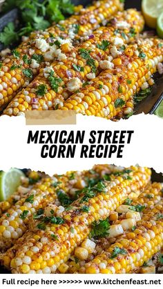 mexican street corn recipe with cilantro and lime