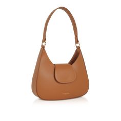 Obolo Leather Shoulder Bag - Brown | Le Parmentier | Wolf & Badger Fashion Jewellery, Independent Designers Fashion, Badger, Leather Shoulder Bag, Designer Fashion, Shoulder Bag, Handbags, Fashion Design, Leather