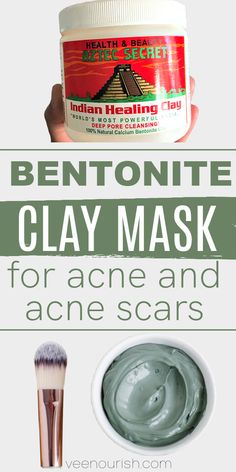 If you're searching effective and affordable clay masks for skin care, then you're in the right place! Here is a natural clay mask made with Bentonite clay. Learn the bentonite clay benefits and see how you can include it in your skin care routine. There's many bentonite face mask benefits and one of them is helping you achieve clear and healthy skin...... clay masks for acne. Bentonite Clay For Acne, Clay Mask For Acne, Bentonite Clay Face Mask Diy, Bentonite Clay Mask Acne, Bentonite Clay Mask Recipe, Bentonite Clay Mask Benefits, Benefits Of Bentonite Clay For Skin, Clay Mask Aesthetic, Aztec Clay Face Mask Diy