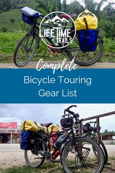 the complete bicycle touring gear list