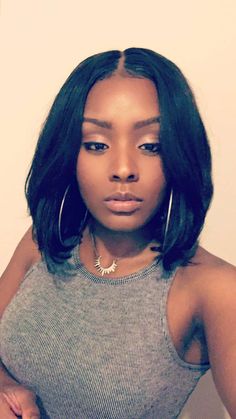 Pressed Natural Hair, Sew In Hairstyles, Quick Weave Hairstyles, Relaxed Hair, Lace Closure Wig, Closure Wig, Short Wigs, Sew In