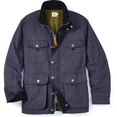 Navy Utility Jacket With Button Closure For Winter, Navy Cotton Outerwear With Patch Pockets, Navy Utility Jacket With Pockets For Fall, Navy Cotton Sport Coat For Fall, Navy Fall Sport Coat With Patch Pockets, Navy Sport Coat For Fall, Blue Outerwear With Multiple Pockets For Fall, Fall Blue Outerwear With Multiple Pockets, Blue Fall Outerwear With Multiple Pockets