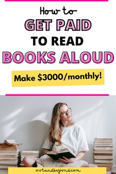 Get Paid To Read Books Aloud: 43 Sites Hiring Right Now! Get Paid To Read Books, Paid To Read Books, Get Paid To Read, Side Hustle Passive Income, Voice Acting, Money Making Jobs, Love Reading, College Students, Side Hustle