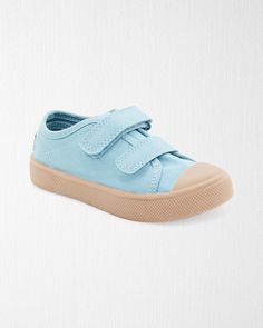 Easy, Casual, Elevated. These Slip-on Canvas Sneakers Are Thoughtfully Crafted With Double Hook-and-loop Closures And A Sporty Outsole Made From Recycled Materials. These Are Great For Play And Adventure Time With Your Little One While Also Being Kind To Our Planet. Casual Scratch-resistant Sneakers For Playtime, Cotton Sneakers With Soft Round Toe, Casual Sneakers With Soft Sole For School, Casual School Sneakers With Soft Sole, Casual Sneakers With Rubber Sole For Playtime, Casual Sneakers With Rubber Sole For Play, Low-top Adventure Sneakers With Rubber Sole, Playful Low-top Canvas Shoes With Rubber Sole, School Sneakers With Vulcanized Canvas Sole