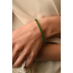 This is part of Chairish’s Fine Jewelry assortment.  Emerald bracelet in 14K Gold. It has a perfect marquise cut gemstone to make you stand out on any occasion or an event. A tennis bracelet is an essential piece of jewelry when it comes to your wedding day. The sleek and elegant style complements the attire beautifully, whether it's the bride wearing it herself, or as a gift to her bridesmaids to wear on the D’day. A gold gemstone bracelet is the ultimate statement piece for every stylish woman Formal Marquise Tennis Bracelet, Fine Jewelry Marquise Tennis Bracelet As Gift, Elegant Gold Emerald Tennis Bracelet, Classic Yellow Gold Emerald Tennis Bracelet, Luxury Green Emerald Tennis Bracelet, Luxury Green Diamond-accented Tennis Bracelet, Emerald Gemstone Tennis Bracelet, Gift, Emerald Tennis Bracelet, Emerald Bracelet