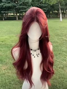 Pretty Hair Cuts, Red Hair Extensions, Filmy Vintage, Korean Hair Color, Wine Hair, Red Hair Inspo, Hair Style Korea, Hair Inspiration Long, Hair Color Cream