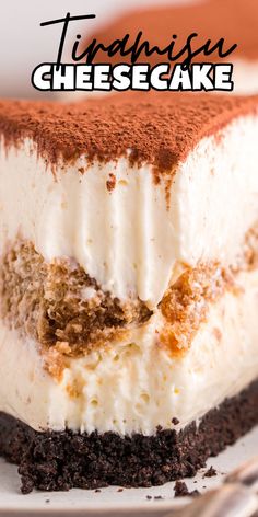 Cheesecake tiramisu pie