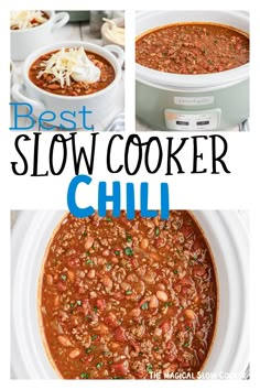 the best slow cooker chili recipe is made in an instant pot and ready to be eaten