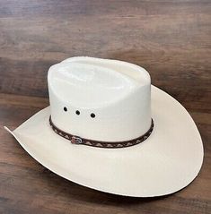 Justin Men’s Morgan 10X Ivory Hard Straw Western Cowboy Hat Size 7 | eBay Woven Hat, Western Cowboy Hats, Cowboy Hat, Western Cowboy, Hat Sizes, Have A Great Day, Fedora, Cowboy Hats, Cowboy