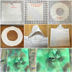 the instructions for how to make a t - shirt with an origami design