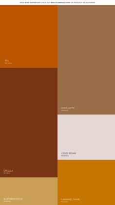 an orange and brown color scheme