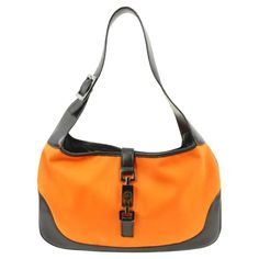 Gucci Orange x Black Jackie-O Hobo Bag 76g328s For Sale at 1stDibs | orange and black handbag, gucci 001 3306, gucci jackie bag Gucci Orange, Gucci Pattern, Handbag Gucci, Suede Ballet Flats, Black Handbag, Jackie O, Gucci Shoulder Bag, Black Shoulder Bag, Yellow Leather