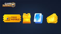 clash royale's pass royale is shown in this screenshot from the game