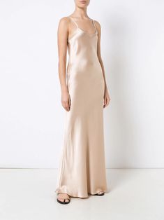 Voz Liquid Feminine Slip Dress for Women Nude Silk Dress, Honeymoon Wear, Staple Wardrobe, Ribbed Skirt, Calf Length Skirts, Wide Trousers, Huntington Whiteley, Summer Fashion Dresses, Rosie Huntington Whiteley