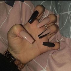 Almond Acrylic, Black Acrylic Nails, Nails Winter, Nails Square, Short Acrylic, Coffin Nails Long, Nails Almond, Square Acrylic Nails