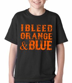 I Bleed Orange And Blue New York Kids T-shirt New York Kids, Baseball Kids, Blue New York, Kids Baseball, Kids Sports, Sport T Shirt