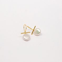 Elegant and feminine white pearl earrings are perfect for casual or more formal events. These are timeless and compatible with everything! Elegant enough for dinner, bridal shower, beach wedding, but comfortable for every day. Due to the natural formation of pearls. Slight variation in size, shape and color is to be expected. It will be a unique handmade gift for your loved ones or for yourself. Each item is individually packaged in a kraft paper gift box. After the purchase, within 2-3 business Formal White Gold Plated Pearl Earrings, Minimalist White Gold Plated Pearl Earrings, White Gold Plated Minimalist Pearl Earrings, Formal White Gold-plated Pearl Earrings, White Gold-plated Earrings With Pearl Charm, Minimalist White Gold-plated Pearl Earrings, Pearl White Minimalist 14k Gold-filled Earrings, Ottoman Jewelry, Elegant Shell-shaped Pearl Earrings