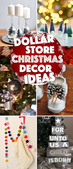 dollar store christmas decor ideas for under $ 10